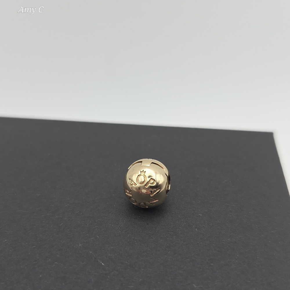 Pandora Gold Charm Bead